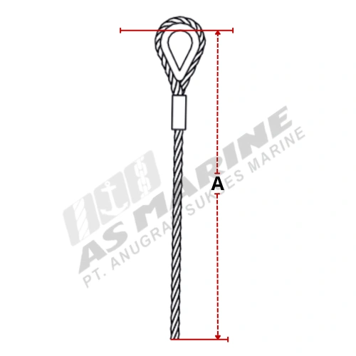 mechanical-splice-sling-thimble-eye-tappered-plain